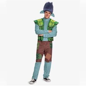 Disguise mens Trolls Branch Costume, Trolls World Tour Adults Size L-XL 42-46